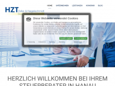 Screenshot der Domain hzt-steuerberatung.de