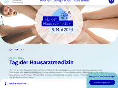 Screenshot der Domain hzv.de