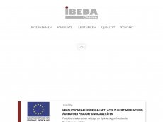 Screenshot der Domain ibeda-chemie.de