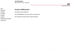 Screenshot der Domain iberichsen.de