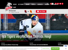 Screenshot der Domain icetigers.de