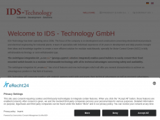 Screenshot der Domain ids-tech.de