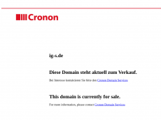 Screenshot der Domain ig-s.de