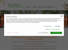Screenshot der Domain ig-saatgut.de