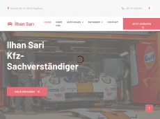 Screenshot der Domain ilhansari.de