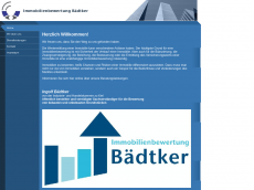 Screenshot der Domain immobilienbewertung-baedtker.de