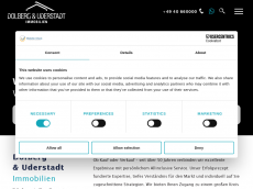 Screenshot der Domain immobiliendolberg.de