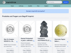 Screenshot der Domain imprint24.de