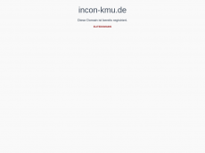 Screenshot der Domain incon-kmu.de