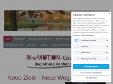 Screenshot von inemotion-coaching.de