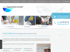 Screenshot der Domain ingenieurbuero-gersdorf.de