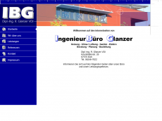 Screenshot der Domain ingenieurbuero-glanzer.de