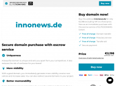 Screenshot der Domain innonews.de