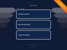 Screenshot der Domain inocre.de