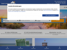 Screenshot der Domain insel-usedom-abc.de