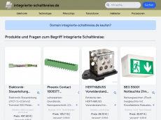 Screenshot der Domain integrierte-schaltkreise.de