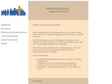 Screenshot der Domain interimconsult.de