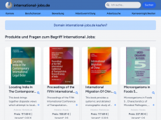 Screenshot der Domain international-jobs.de