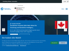 Screenshot der Domain internationalekooperation.de