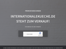 Screenshot der Domain internationalekueche.de