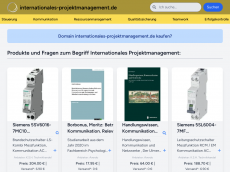 Screenshot der Domain internationales-projektmanagement.de