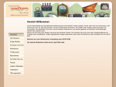 Screenshot der Domain internationales-radiomuseum.de