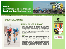 Screenshot der Domain internationales-sachsenringradrennen.de