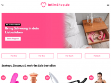 Screenshot der Domain intimshop.de