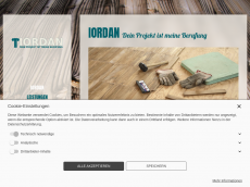 Screenshot der Domain iordan-bodenlaeger.de