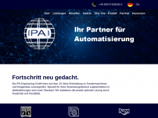 Screenshot der Domain ipa-gmbh.de