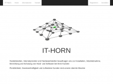 Screenshot der Domain it-horn.de