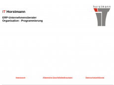 Screenshot der Domain it-horstmann.de