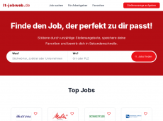 Screenshot der Domain it-jobweb.de