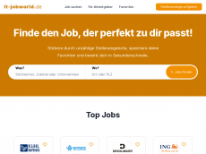 Screenshot der Domain it-jobworld.de