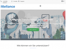 Screenshot der Domain itteliance.de