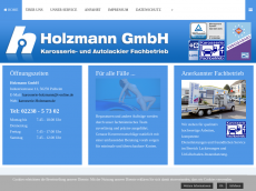Screenshot der Domain karosserie-holzmann.de