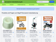 Screenshot der Domain karosserie-instandsetzung.de