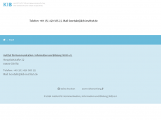 Screenshot der Domain kib-institut.de