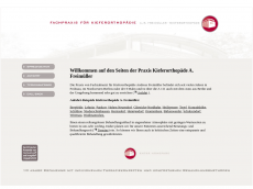 Screenshot der Domain kieferorthopaede-berlin-frohnau.de