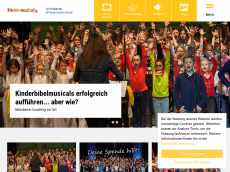 Screenshot der Domain kinder-musicals.de
