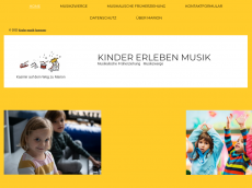 Screenshot der Domain kinder-musik-hannover.de