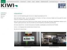 Screenshot der Domain kiwi-cnc.de