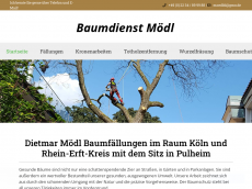 Screenshot der Domain koelner-baumkletterer.de