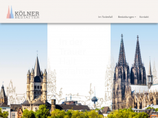 Screenshot der Domain koelner-bestatter.de