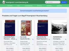 Screenshot der Domain koenigreich-wuerttemberg.de