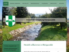 Screenshot der Domain koenigswalde.de