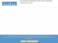 Screenshot der Domain kratzer-metallbau.de
