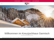 Screenshot der Domain kreuzjochhaus.de