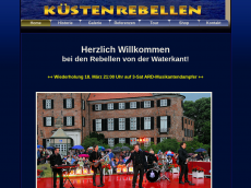 Screenshot der Domain kuestenrebellen.de