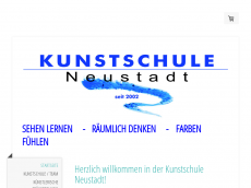 Screenshot der Domain kunstschule-neustadt.de